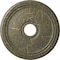 Ekena Millwork Diane Ceiling Medallion (Canopies up to 5 3/8"), 18"OD x 3 5/8"ID x 1 1/8"P, Witch Hazel Crackle CM18DIWHC - alternate 1